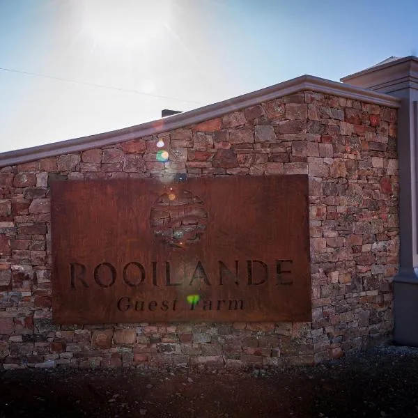 Rooilande Guest Farm Guest House，位于Laingsburg的酒店