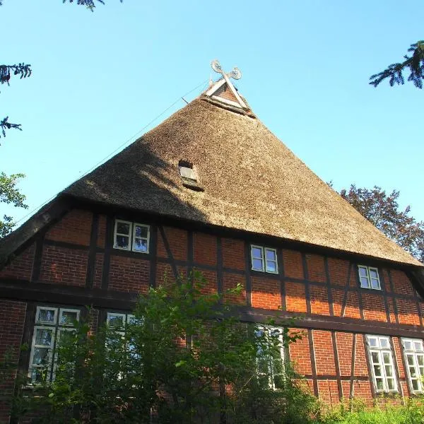 Ferien in einem historischen Bauernhaus mit Garten，位于Havekost的酒店