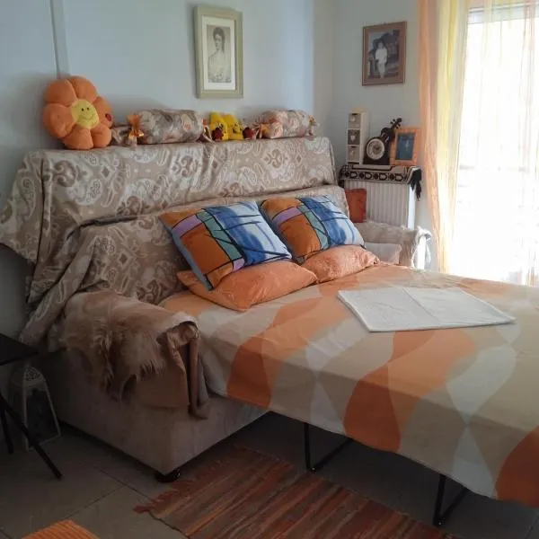 John's Home, δωμάτια σε οικογενειακό Διαμέρισμα, Συγκατοίκηση，位于沃洛斯的酒店