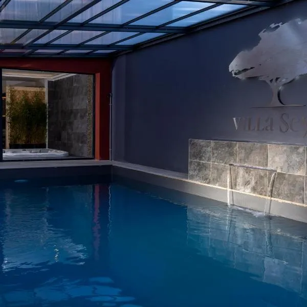 Villa Seyal - avec piscine - jacuzzi - sauna & climatisation，位于勒芒的酒店