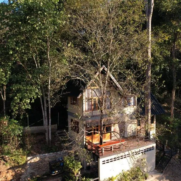 Goodvibes Cabins，位于Ban Kuam的酒店
