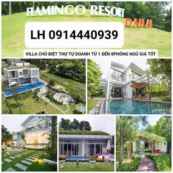 Happy villa Flamingo Dai Lai，位于三岛县的酒店