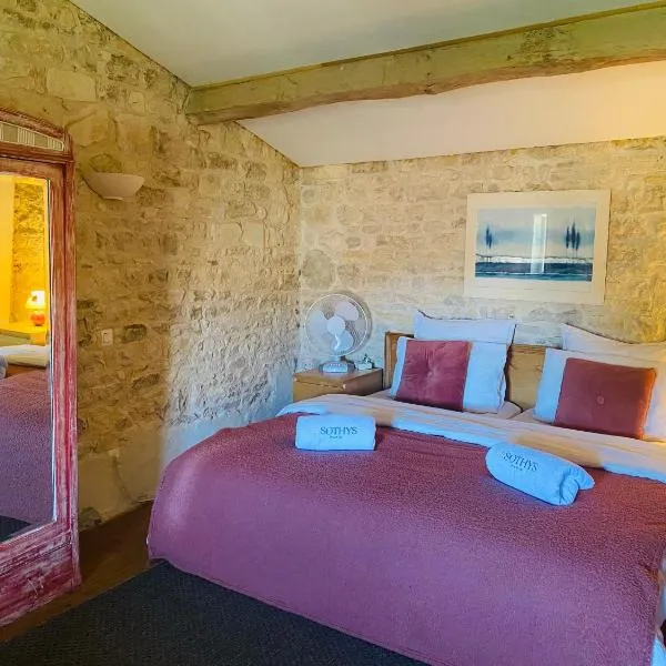 La Barauderie , chambre individuelle，位于Courcelles的酒店