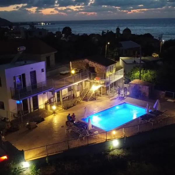 Holiday Apartments,Polynikis Sea-Cret, Pachyammos，位于Nea Dimmata的酒店