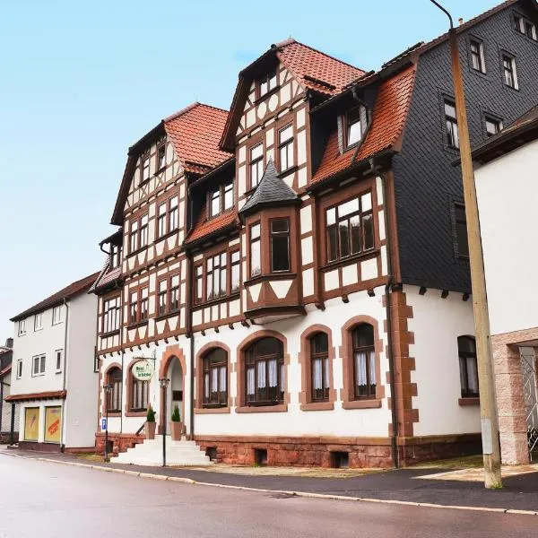 祖尔哈林堡酒店，位于Kurort Steinbach-Hallenberg的酒店