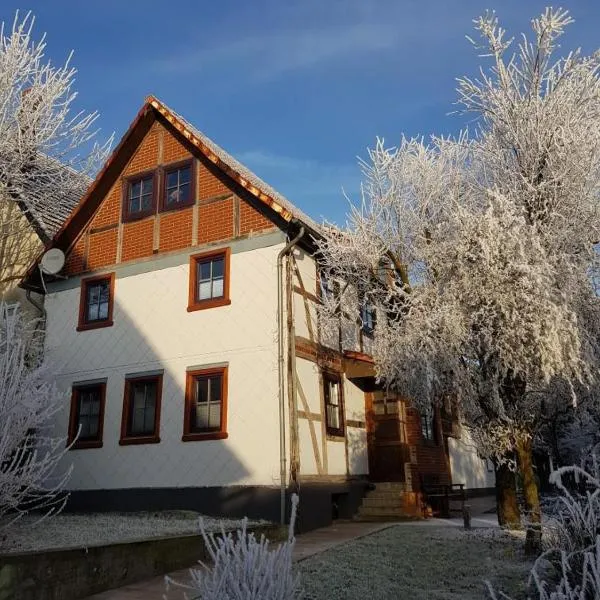 Bike & Sleep Weserbergland Ferienhaus，位于Dölme的酒店