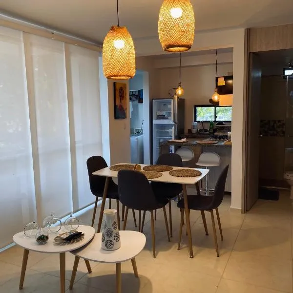 Apartamento en el Eje Cafetero-Aire acondicionado, piscinas, BBQ，位于拉特瓦伊达的酒店