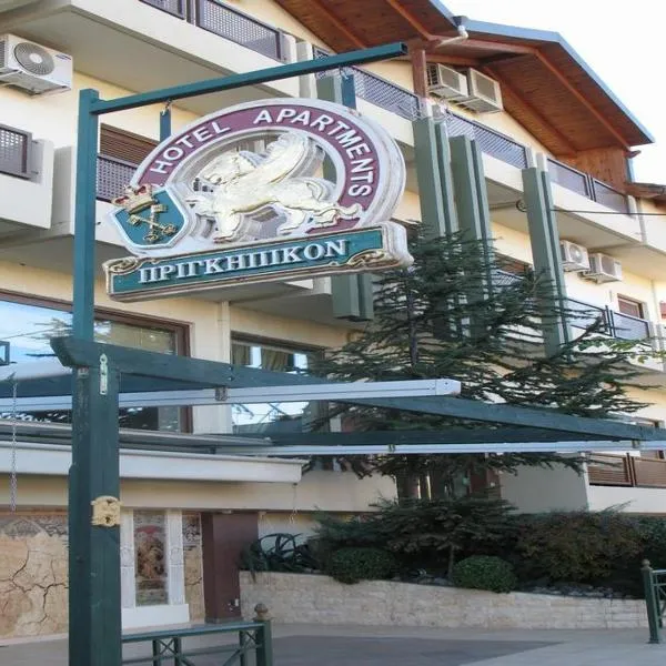 Hotel Prigipikon Suites and sofites，位于Agóriani的酒店