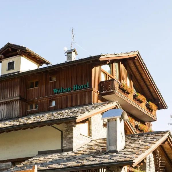 Hotel Walser Courmayeur，位于Challancin的酒店