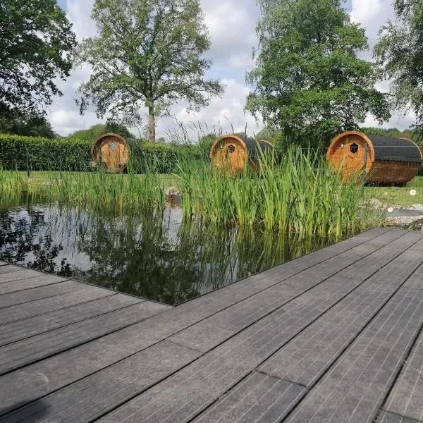 Gemütliches Schlaffass am Schwimmteich mit Heizung，位于Nutteln的酒店