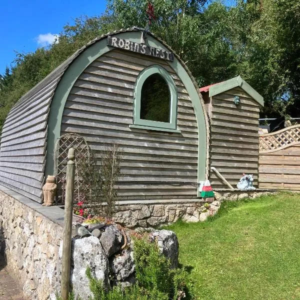 Robins Nest glamping pod North Wales，位于莫尔德的酒店