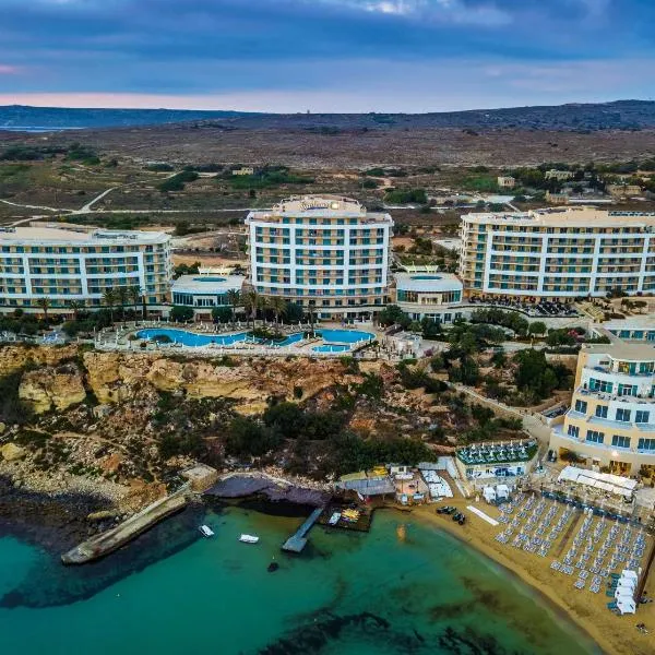 马耳他金沙滩丽笙度假及spa酒店，位于梅利哈的酒店