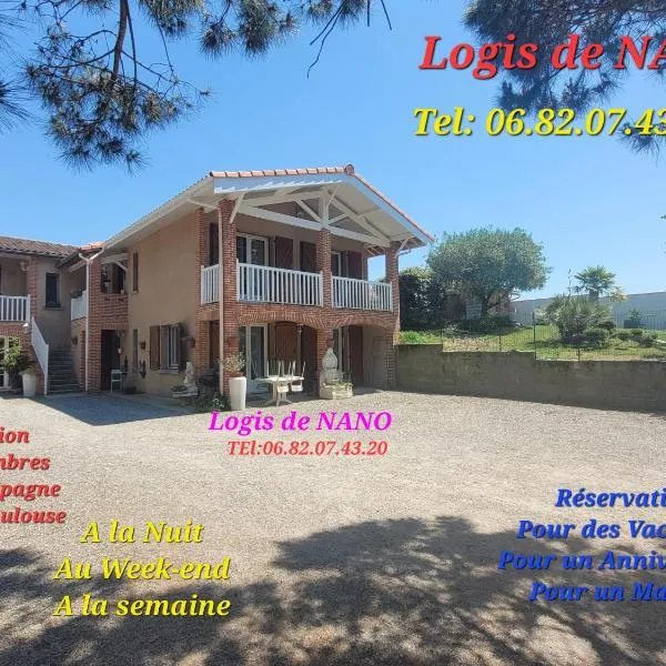 LOGIS DE NANO，位于Bérat的酒店