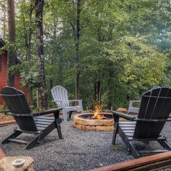 Pioneer Lodge - Cozy Cabin in Blue Ridge，位于蓝岭的酒店