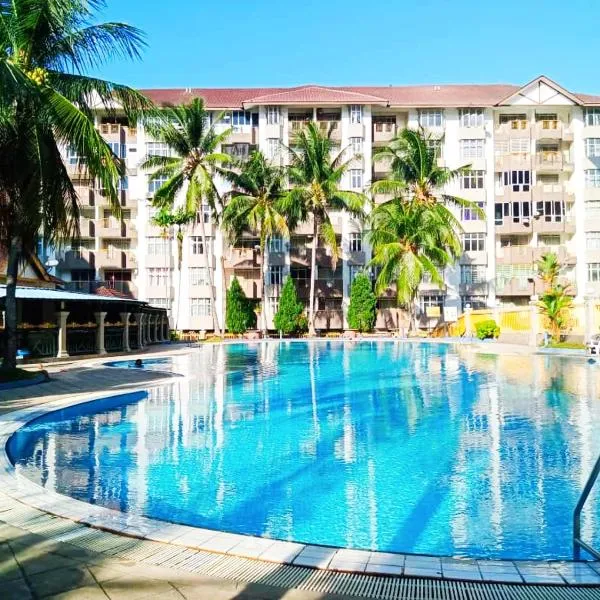 D'Mentari Ocean View Resort Studio，位于Kampong Tanah Merah的酒店