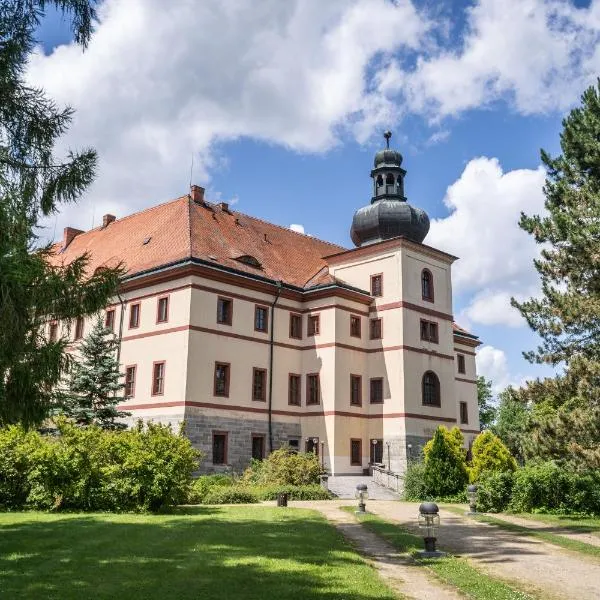 Zámek Lnáře，位于Chanovice的酒店