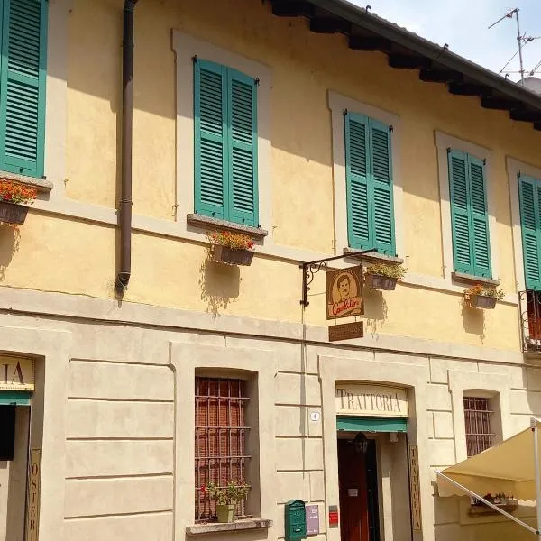 Carlito's Trattoria con alloggio，位于Vertemate的酒店