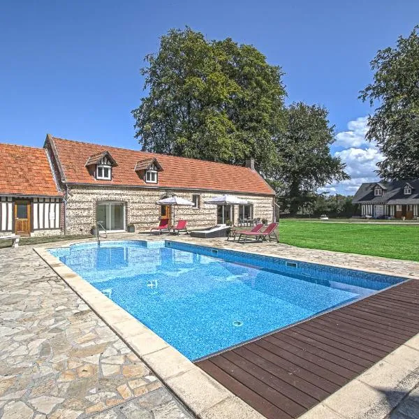 Clos Celeste - campagne d Etretat avec piscine et spa，位于埃特勒塔的酒店