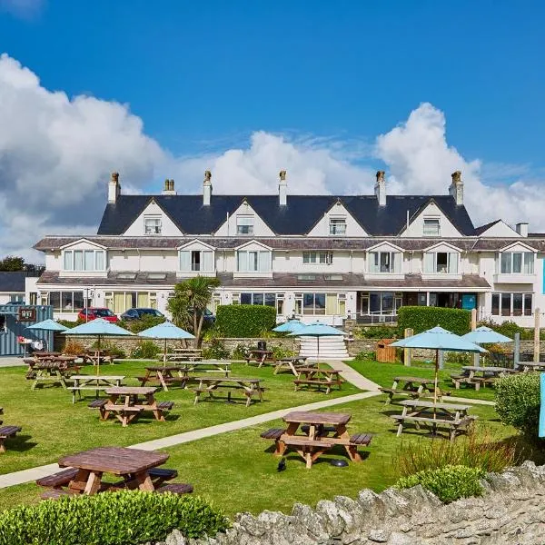 特雷杜尔海湾酒店，位于Llanrhwydrys的酒店