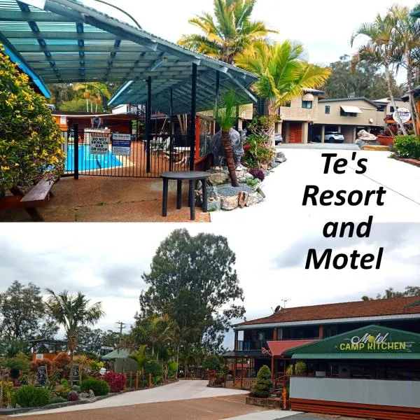 T's Resort & Motel，位于Telegraph Point的酒店