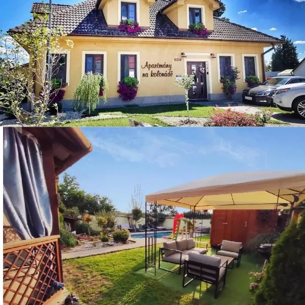 Apartmány na kolonádě，位于赫洛霍韦茨的酒店