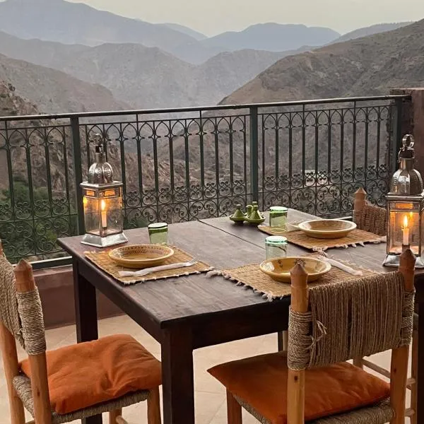 Issouganes N Toubkal Maison d hôtes，位于乌鲁卡的酒店