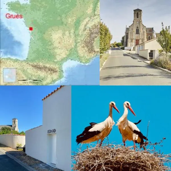 Galta des Matrus Appartement cosy 8kms de l Océan，位于Grues的酒店