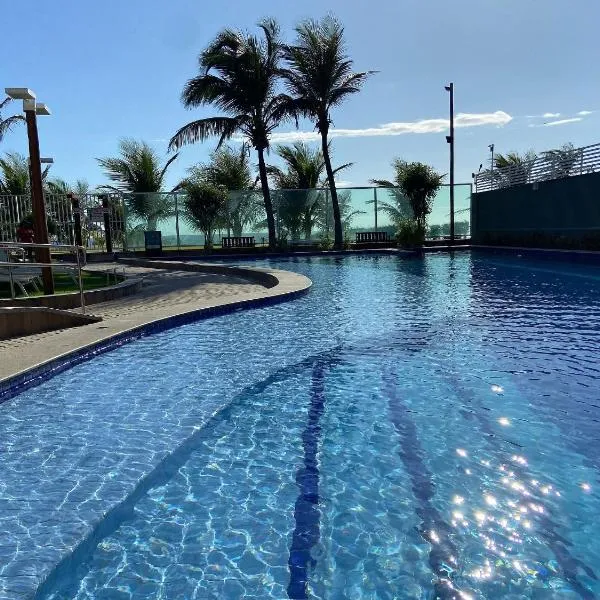 Apto. Beach Way, 400M Beach Park - Beira Mar - 2 Dormitórios，位于阿奎拉兹的酒店