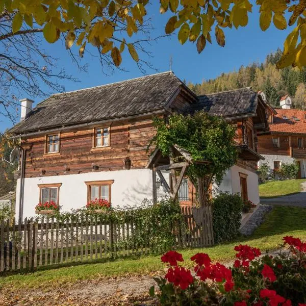 Troadkasten - Ferienhaus am BIO-Bergbauernhof，位于Etmissl的酒店