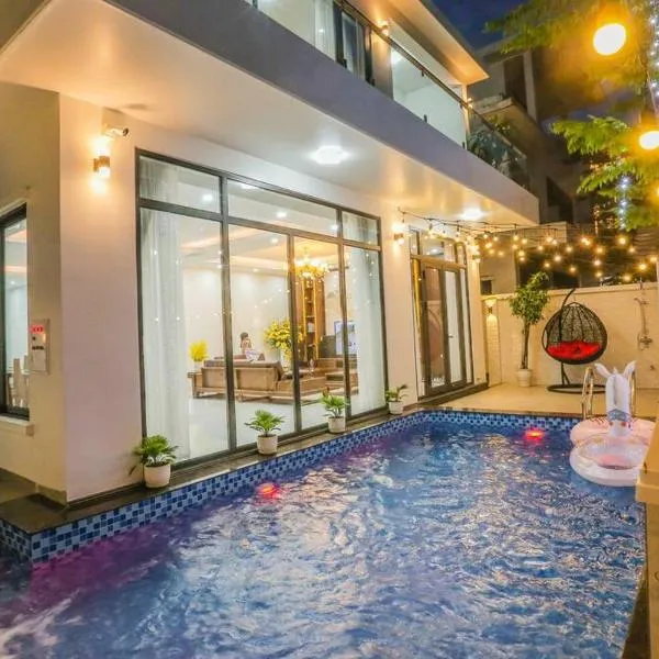 Sea Breeze Villa FLC sang trọng gần biển có bể bơi，位于Binh Tân的酒店