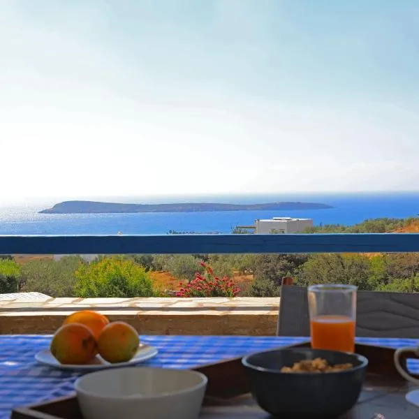 Villa Zoe with Seaview near Golden Beach，位于克里希阿克提的酒店