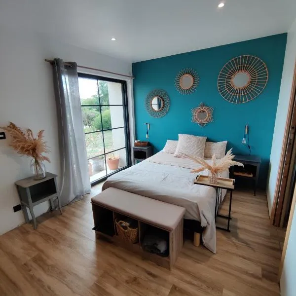 Ravissante Suite 90m2 près des bord de Loire，位于Saint-Julien-de-Concelles的酒店