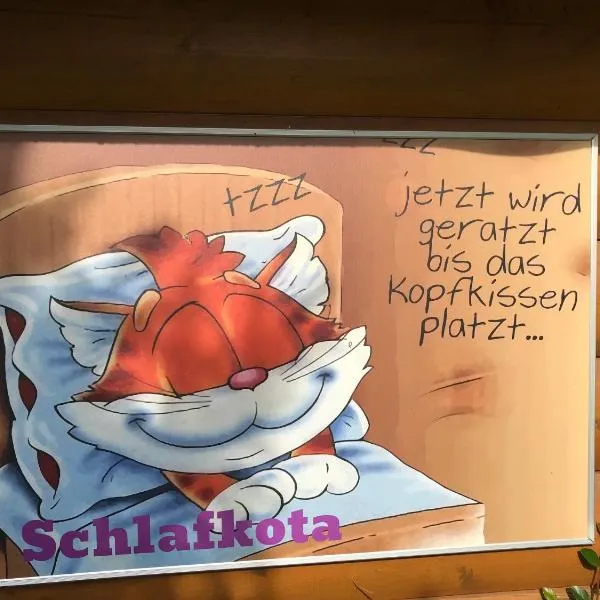 Schlafkota vom Friesenhof Wieratal，位于Schlagwitz的酒店