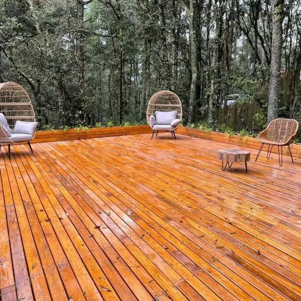 Chalet nordico enmedio del bosque，位于米内拉尔德尔蒙特的酒店