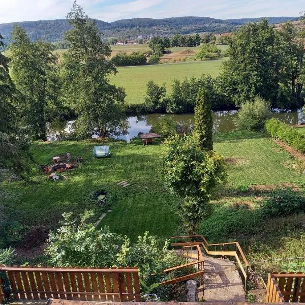 Ferienwohnung am Schwedenberg , Trimberg，位于埃尔弗斯豪森的酒店