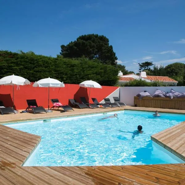 La Villa en L'île - 2 Piscines & Spa，位于诺亚芒提亚的酒店
