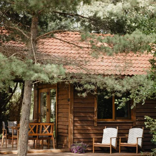 Beržų namelis - Birch cabin，位于Neravai的酒店
