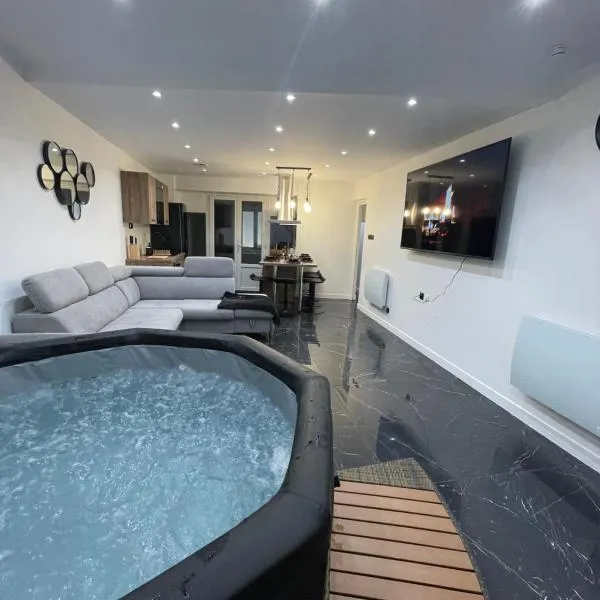 Appartement hors du commun avec son jacuzzi，位于萨利耶德贝阿尔恩的酒店