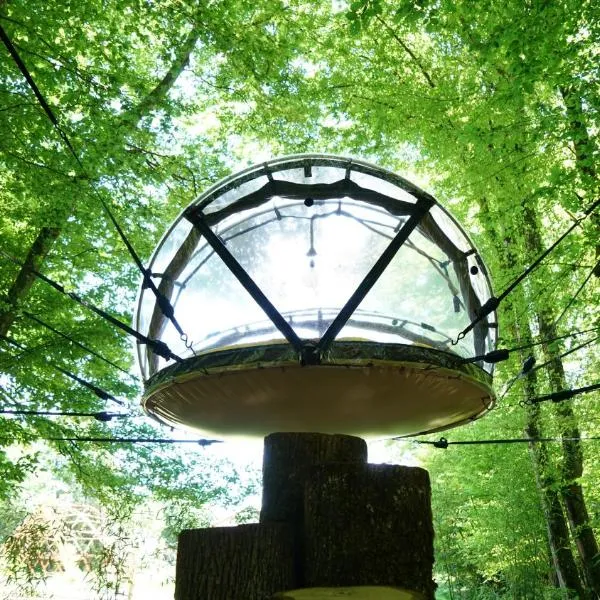 Ô Pays Des Bois - Hébergements insolites en pleine nature，位于Parmilieu的酒店