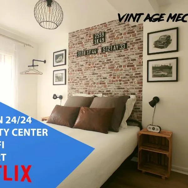 Nouveau* Vintage Mecanic* Wifi*Netflix*Confort，位于Venette的酒店