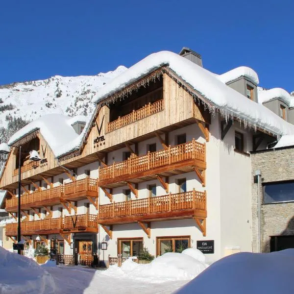 Hotel Le V de Vaujany，位于普拉波特尔的酒店