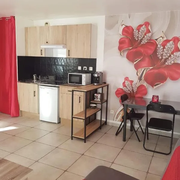 Joli appartement de 30 m2 en RDC，位于Bassens的酒店