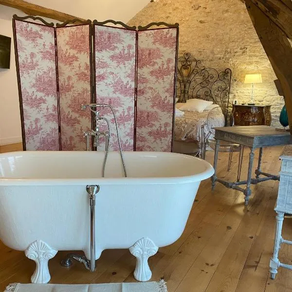 Paradis Fleuri et son bain nordique，位于Chaussy的酒店