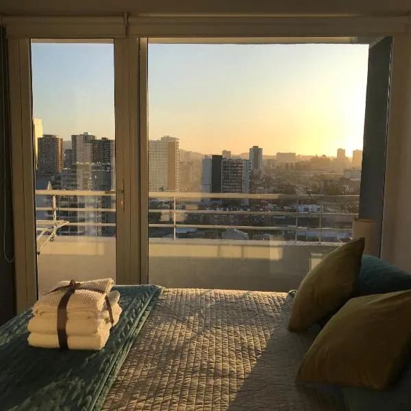 Elegante y acogedor departamento con gran vista, cercano a todo，位于康塞普西翁的酒店