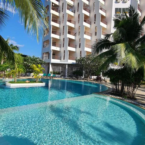 SEA SAND SUN CONDOMINIUM RAYONG Double Superior Condo with seaview - 7th floor free wifi，位于罗勇的酒店
