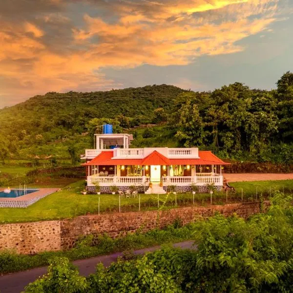 Spicy Mango Ocean Paradise - Luxurious Sea View Villa In Alibaug，位于Christpāda的酒店