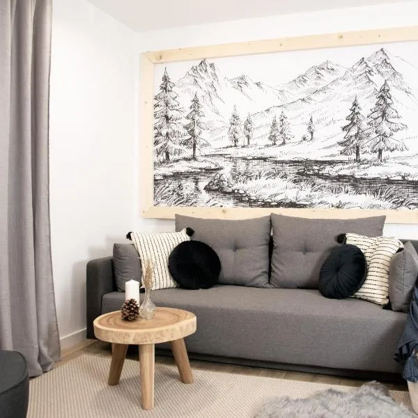Apartamenty Grapa Resort Darmowy SkiBuS 2xSauny 2xSale zabaw Balia Kulkolandia，位于Białka Tatrzanska的酒店