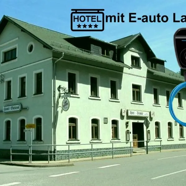 Hotel Bielatal，位于Lauterbach的酒店