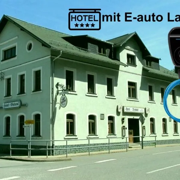 Hotel Bielatal，位于Lengefeld的酒店