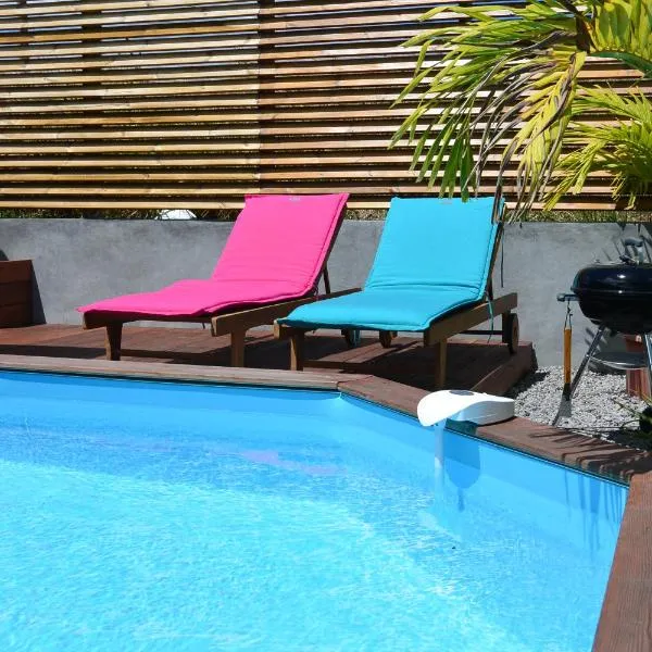 Maison Piscine personnelle vue mer COSY，位于圣安娜的酒店